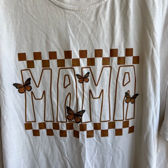 Mama Butterfly Retro Short Sleeve Tee - Size XL - Picture 4 of 6